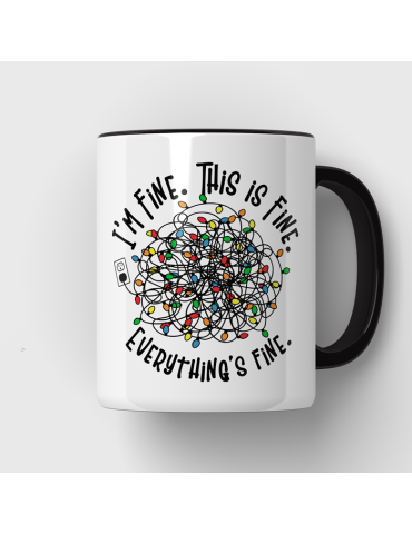 Kubek świąteczny "Everything is fine"