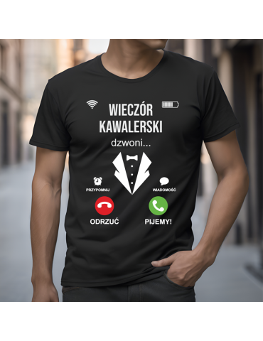 Koszulka wieczór kawalerski : Wieczór kawalerski dzwoni + marynarka