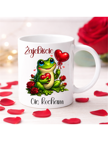 Kubek na walentynki Żajebiście Cię Kocham