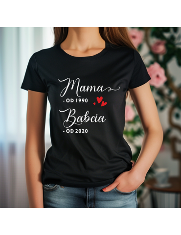 Koszulka Mama, Babcia z rokiem