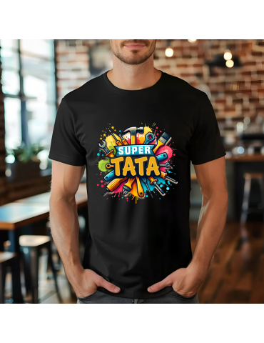Koszulka Super Tata narzędzia