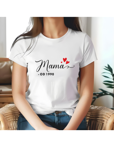 Koszulka dla Mamy z datą