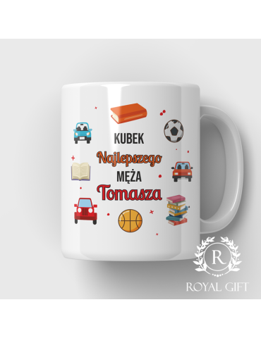 Kubek dla Najlepszego męża z imieniem