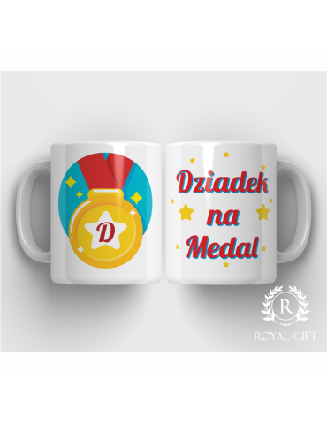 Kubek Dziadek na Medal