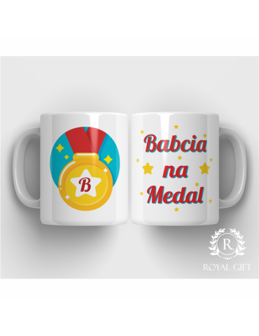 Kubek Babcia na Medal