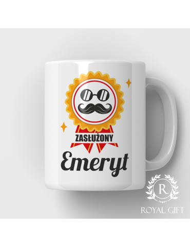 Kubek Medal Zasłużony Emeryt