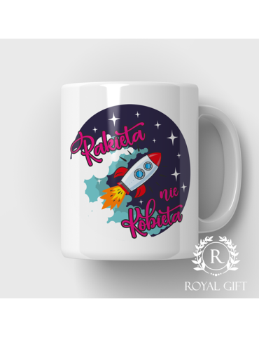 Kubek Rakieta nie kobieta