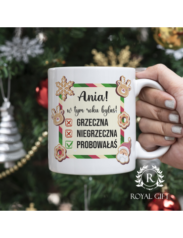 Kubek z ciastkami czy byłaś/byłeś grzeczny
