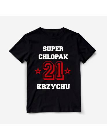 Koszulka sportowa Super chłopak z imieniem