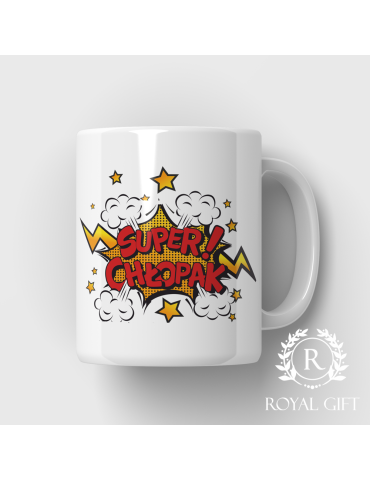 Kubek komiksowy na Dzień Chłopaka "Super Chłopak"