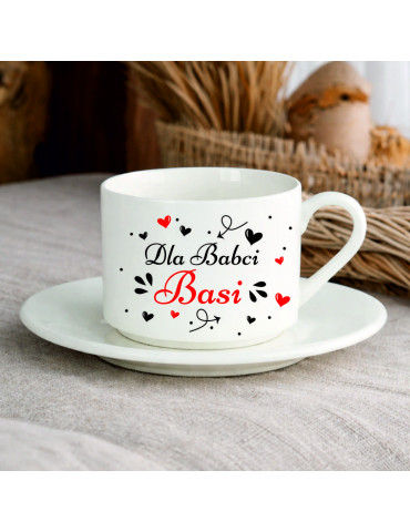 Filiżanka na Dzień Babci z imieniem