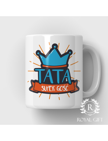 Kubek dla Taty "Tata super gość"