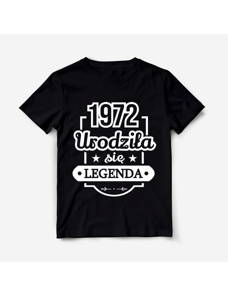 Koszulka "Urodziła się legenda" + Rok