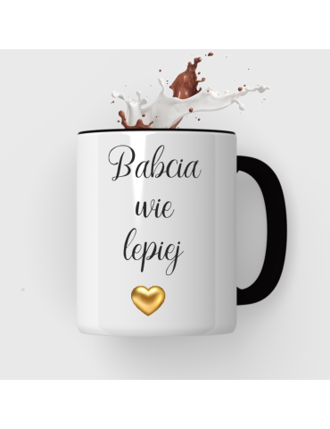 Kubek dla babci "Babcia wie lepiej"