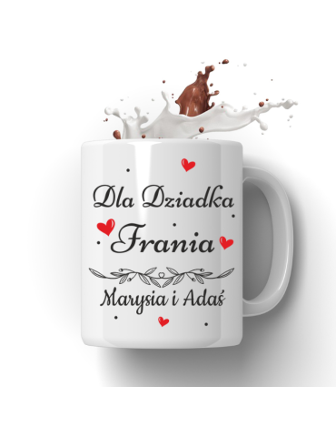 Kubek na Dzień Dziadka z imieniem