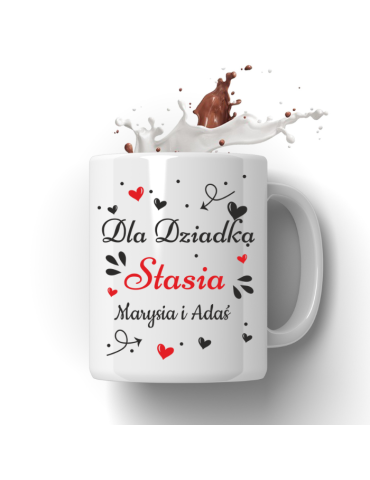 Kubek na Dzień Dziadka z imieniem