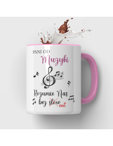 Kubek dla Pani od muzyki „Pani od muzyki rozumie nas bez nut”